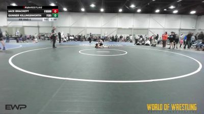 88 lbs Rr Rnd 5 - Jace Brackett, Wyoming Underground vs Gunner Killingsworth, POWA 12U