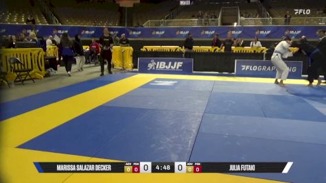 Julia Futaki vs Marissa Salazar Decker 2026 Pan Jiu Jitsu IBJJF Championship