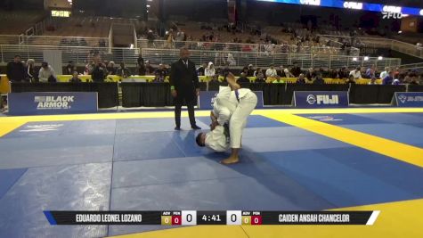 Caiden Ansah Chancelor vs Eduardo Leonel Lozano 2025 Pan Jiu Jitsu IBJJF Championship