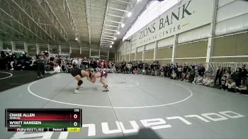 175 lbs Champ. Round 3 - Wyatt Hanssen, Wasatch vs Chase Allen, Morgan