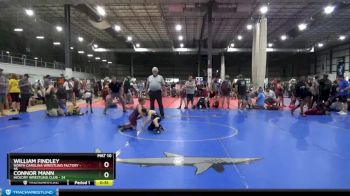 60 lbs Quarterfinal - William Findley, North Carolina Wrestling Factory vs Connor Mann, Hickory Wrestling Club