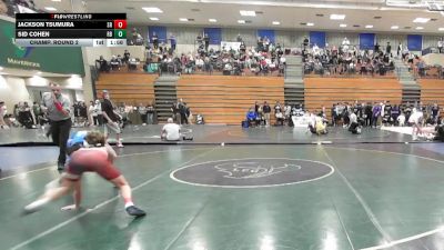 126 lbs Champ. Round 2 - Sid Cohen, Rancho Bernardo vs Jackson Tsumura, Scripps Ranch