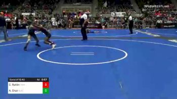 96 lbs Consolation - Colin Rutlin, Thoroughbred Wrestling Academy vs Alan Cruz, Black Fox