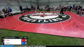 100 lbs Quarters & 1st Wb (16 Team) - Slater Hicks, California vs Brady Gesler, Wisconsin Blue