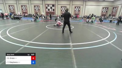 144 lbs Quarterfinal - Gregory Green, Ny vs Tyler Stephens, Md