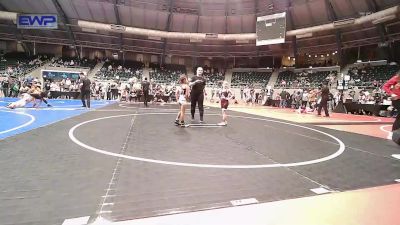 58 lbs Rr Rnd 5 - Gracelynn Pinkston, Pocola Youth Wrestling vs Jolee Bryant, F-5 Grappling