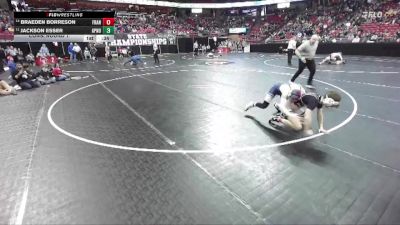 D1-126 lbs Cons. Round 1 - Braeden Borreson, Franklin vs Jackson Esser, Appleton North