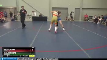 164 lbs Quarterfinals (8 Team) - Grace Johns, Kansas vs Hailee Moore, Arkansas