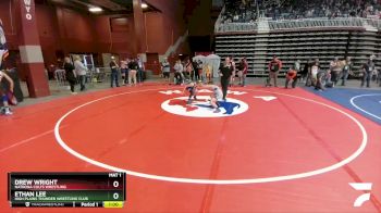 83 lbs 1st Place Match - Drew Wright, Natrona Colts Wrestling vs Ethan Lee, High Plains Thunder Wrestling Club