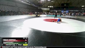 84 lbs Cons. Round 1 - Mason Elliott, Tahoma Jr. Bears Wrestling Club vs Wesley Wiebenga, Sumner Panthers Jr. Wrestling