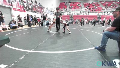 67 lbs Rr Rnd 1 - Jayce Clark, Team Nomad vs Brock Villines, Weatherford Youth Wrestling