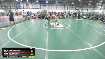 132 lbs Champ. Round 1 - Nicholas Sanders, None vs Ryan Dougherty, D1 Elite Wrestling Club