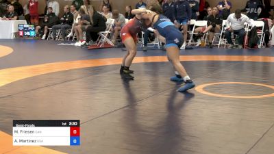 57 kg Semifinal - Mia Katherine Friesen, CAN vs Amanda Martinez, USA