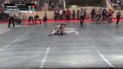 75_B lbs Round Of 16 - Colton Writt, Greensburg Salem vs Tucker Anello, Jersey Shore
