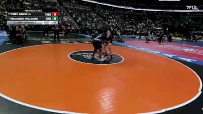 G235-5A Champ. Round 1 - Deitz Abriella, Ponderosa Girls vs Maddisen Williams, Vista Ridge Girls