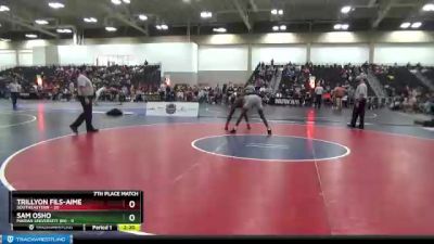 184 lbs Placement Matches (16 Team) - Sam Osho, Marian University (IN) vs Trillyon Fils-Aime, Southeastern
