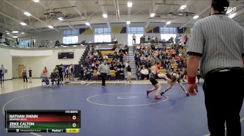 115 Boys 3rd Place Match - Nathan Swain, Bennion Boys vs Zeke Calton, Evergreen Boys