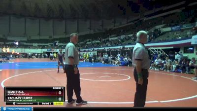 133 lbs Round 1 (3 Team) - Sean Hall, Roanoke College vs Zachary Hurst, Camden County College