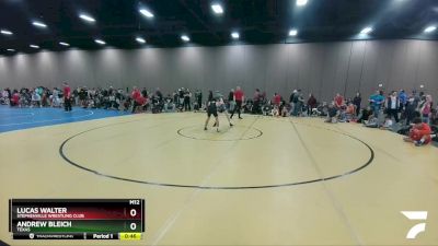 114 lbs Cons. Round 1 - Andrew Bleich, Texas vs Lucas Walter, Stephenville Wrestling Club