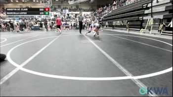 102-110 lbs Rr Rnd 1 - Anistyn St. Clair, Choctaw Ironman vs Marcella Lopez, Little Axe Takedown Club