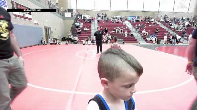 42-47 lbs Round 1 - Kai Fusco, Bonners Ferry Wrestling Club vs August Van De Moere, Emmett Wrestling Club