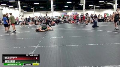 175 lbs Finals (2 Team) - Gene Ardo, Pocono Regional WC vs Nick Fischer, Myland WA