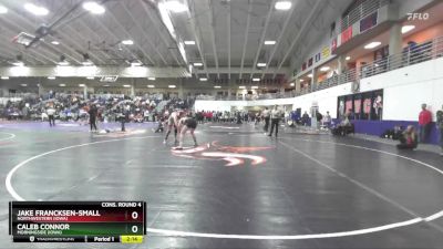 184 lbs Cons. Round 4 - Jake Francksen-Small, Northwestern (Iowa) vs Caleb Connor, Morningside (Iowa)