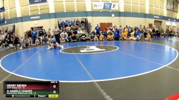 68 lbs Round 1 (10 Team) - Henry Riesen, East Noble TUF vs D Angelo Chavez, Mishawaka Wrestling Club