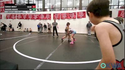 100 lbs Rr Rnd 3 - Zariah Meely, Carl Albert vs Dakota Houck, NGC