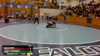 138 lbs Quarterfinal - Daniel Maldonado, Century vs Liam Vaughn, Newberg