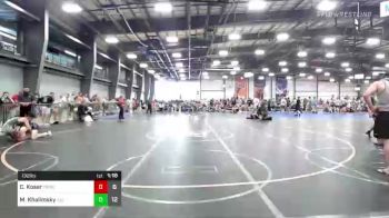 132 lbs Rr Rnd 3 - Clay Koser, Team Nauman Silver Fox vs Maddox Khalimsky, Illinois Menace Lightning