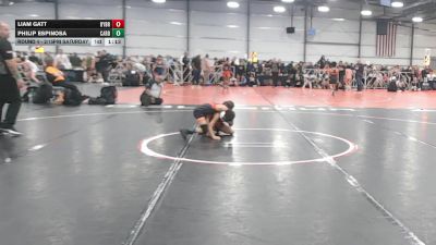 56 lbs Round 4 - 2:15pm Saturday - Philip Espinosa, Cali Red vs Liam Gatt, Backyard Brawlers