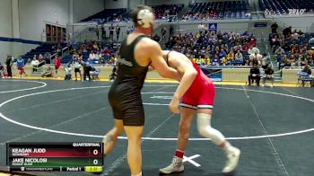 157 lbs Quarterfinal - Keagan Judd, Newberry vs Jake Nicolosi, Mount Olive