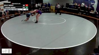 130 lbs. Cons. Round 3 - Molly Servey, Hickman vs Tatiana Dennis, Oak Park