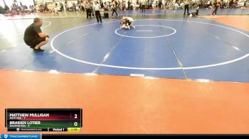 92 lbs Rd# 6- 9:00am Saturday Final Pool - Matthew Mulligan, M2TC Red vs Braiden Lotier, Nauman Red