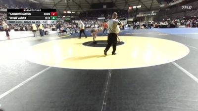 Boys 1A 138 lbs Semifinal - Ryan Vader, Zillah vs Landon Ramos, Castle Rock