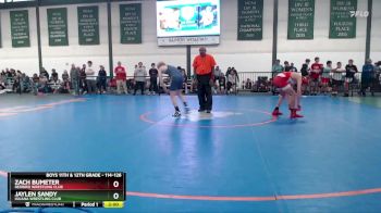 114-126 lbs Champ. Round 1 - Zach Bumeter, Redbird Wrestling Club vs Jaylen Sandy, Iguana Wrestling Club