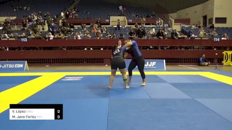 Vanessa López vs Mariah Jane Farley 2024 Pan IBJJF Jiu-Jitsu No-Gi Championship