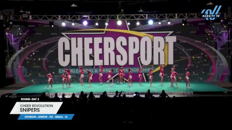Cheer Revolution - Snipers [2024 L3 Junior - D2 - Small - D Day 2] 2024 CHEERSPORT National All Star Cheerleading Championship