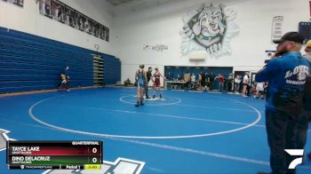 113 lbs Quarterfinal - Tayce Lake, Unattached vs Dino Delacruz, Unattached