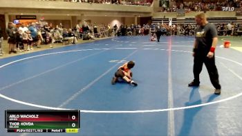 40 lbs Champ. Round 1 - Arlo Wacholz, NRHEG vs Thor Hovda, Delano