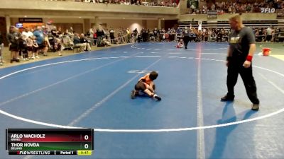 40 lbs Champ. Round 1 - Arlo Wacholz, NRHEG vs Thor Hovda, Delano