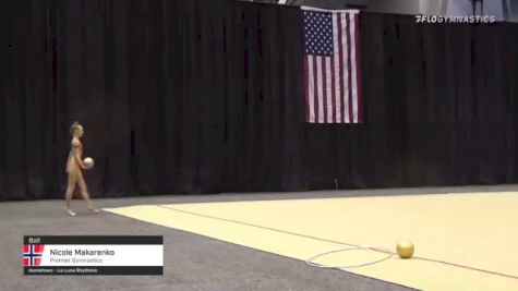 Nicole Makarenko - Ball, Premier Gymnastics - 2021 USA Gymnastics Championships