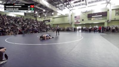 113 lbs Cons. Round 3 - Jackson Allen, El Camino Real vs Eduardo Sanchez, BANNING