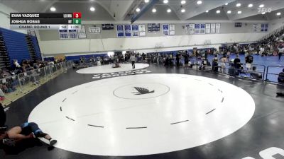 138 lbs Champ. Round 1 - Joshua Rosas, North Torrance vs Evan Vazquez, Lion Of Judah Wrestling Academ
