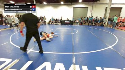 84 lbs Troy Migliaccio, New Jersey vs Khasen Srimoukda, Idaho