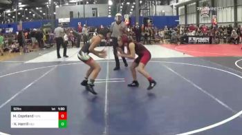 92 lbs Rr Rnd 3 - Mialee Copeland, Purler Wrestling vs Kaylyn Harrill, Red Venom