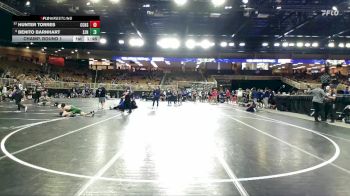 120 lbs Champ. Round 1 - Hunter Torres, Christopher Columbus H S vs Benito Barnhart, St. John Neumann
