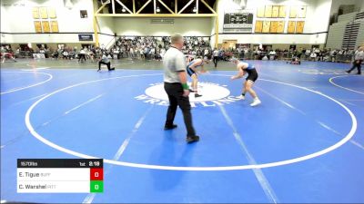 157D lbs Rr Rnd 1 - Eric Tigue, Buffalo vs Cooper Warshel, Pitt-Johnstown