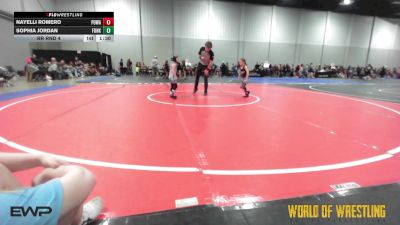 45 lbs Rr Rnd 4 - Nayelli Romero, POWA K-6 vs Sophia Jordan, Funky Singlets K-6